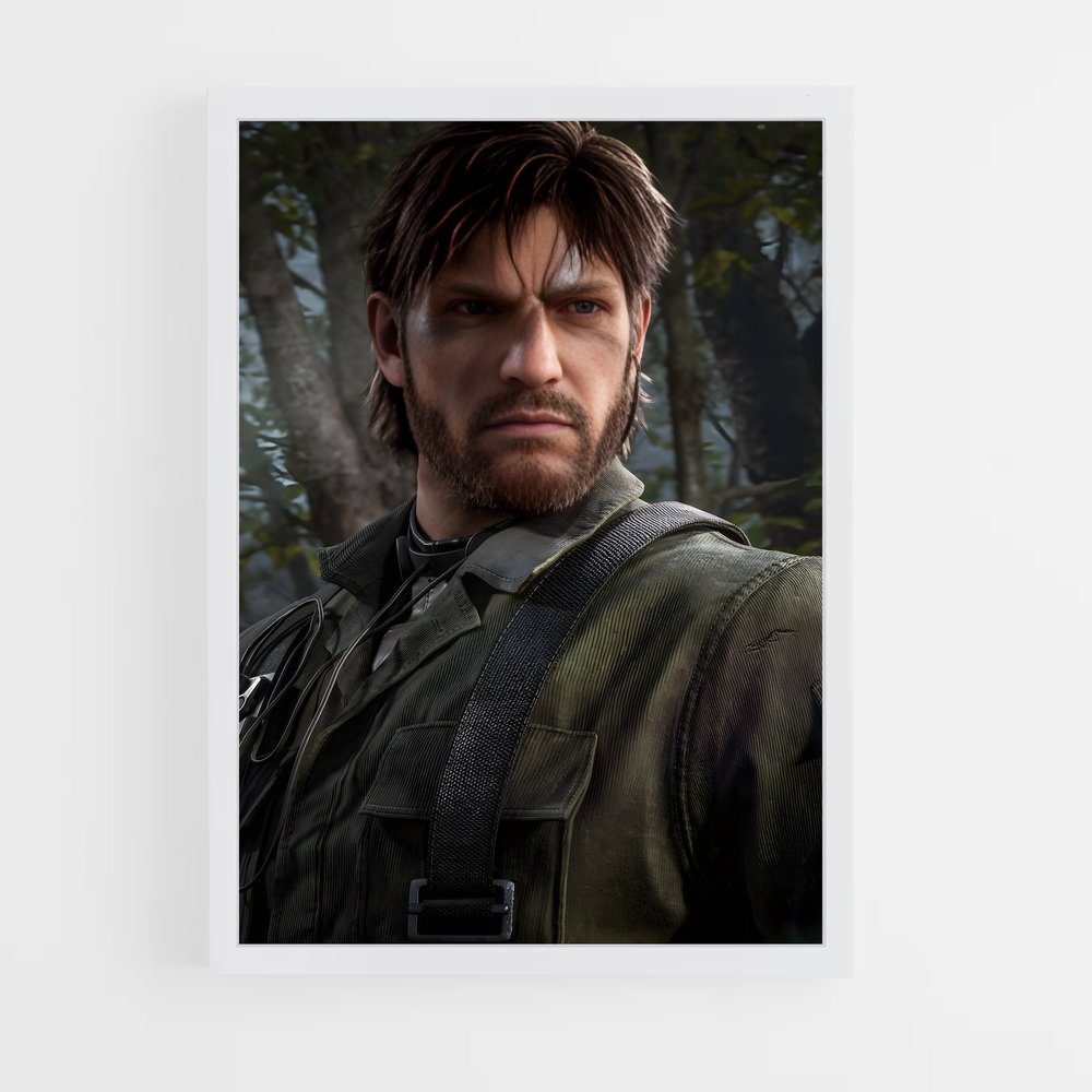 Poster Big boss – affiche Metal gear solid (vue 3)